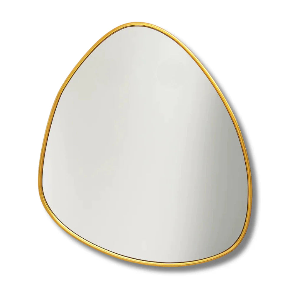 Espelho Orgânico com Moldura de Alumínio 90x80 cm – Liquidação