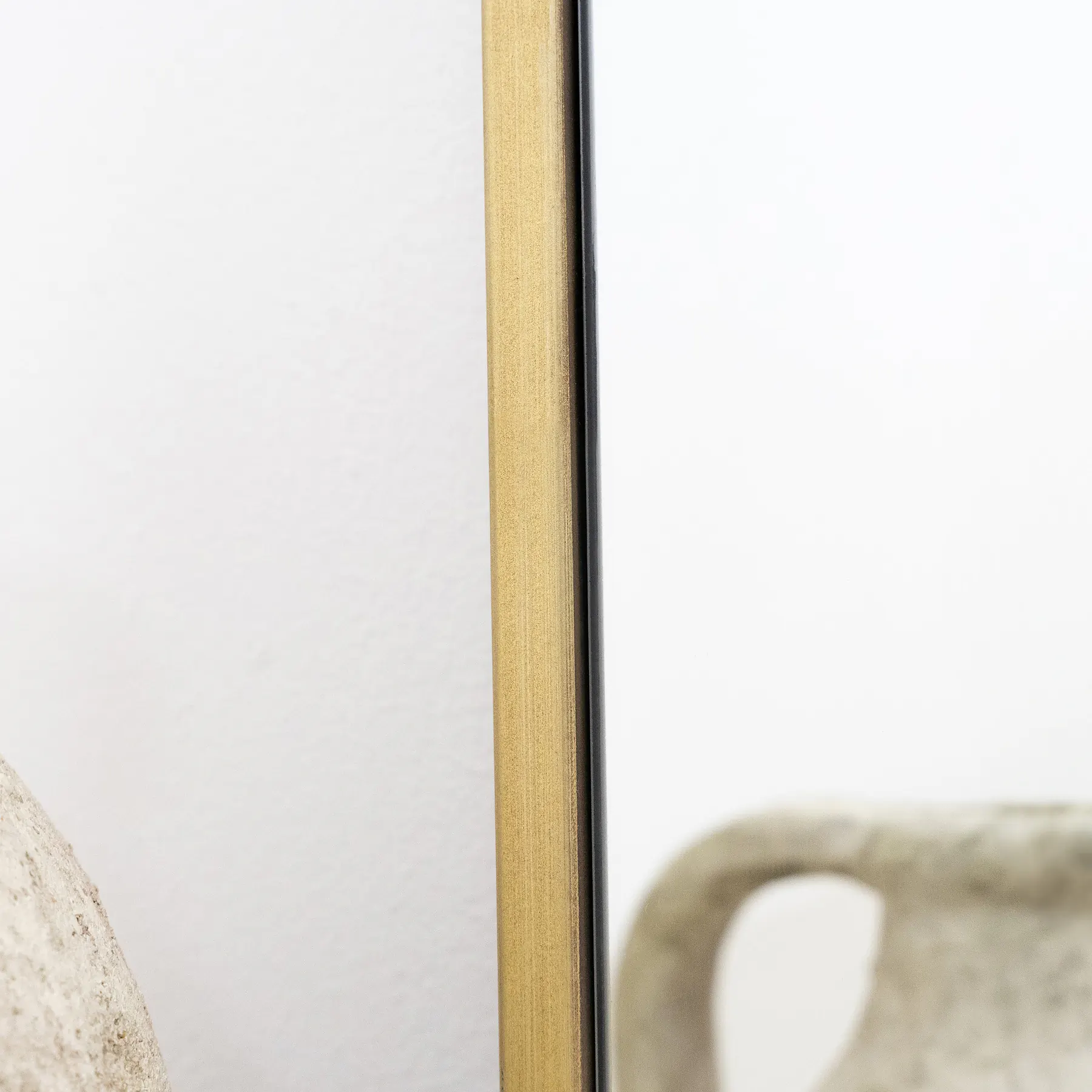 Espelho Pinterest Moderno com Moldura Dourada 160 cm x 60 cm – Liquidação