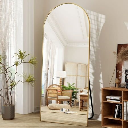 Espelho Pinterest com Suporte e Marco Dourado — LIQUIDAÇÃO